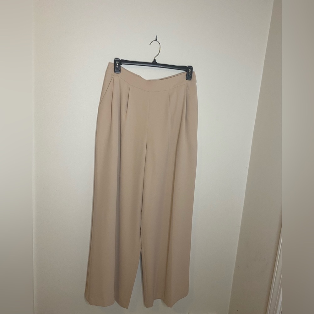 BCBG MAXAZRIA Pale Pink Polyester Pants